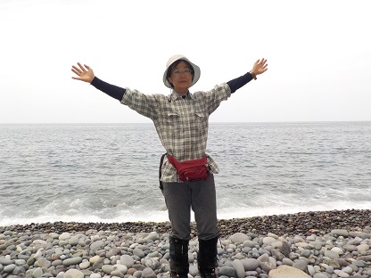 日本海到着!