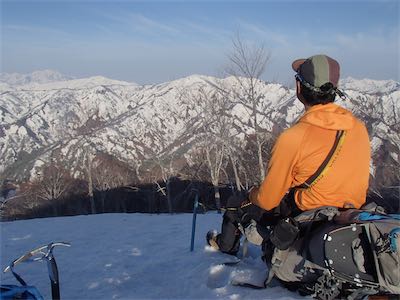 高倉山で一息